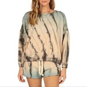 Vintage Havana Tie Dye Crewneck Long Sleeve Cotton Size S